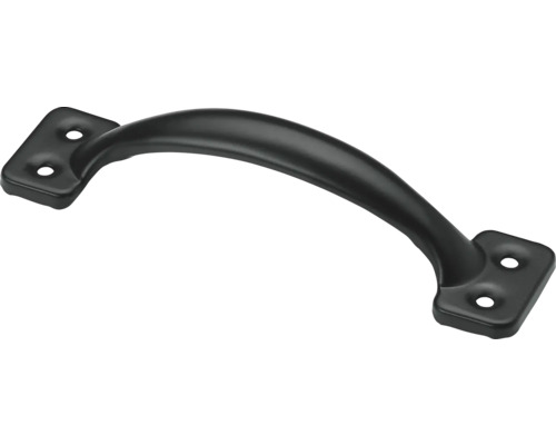 HETTICH Meubelgreep 127x30x20 mm zwart, 5 stuks Metalen handgreep met bevestigingsgaten