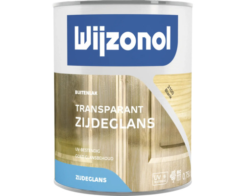 WIJZONOL Transparant zijdeglanslak 3100 blank 750 ml