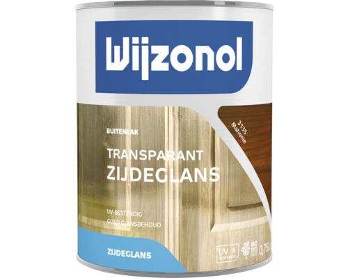 WIJZONOL Transparant zijdeglanslak 3135 mahoni 750 ml Blik transparante zijdeglans buitenlak