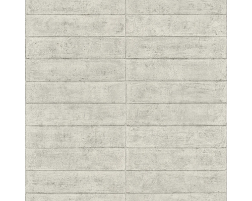 RASCH Vliesbehang 499636 Factory V steenoptiek grijs Behang met baksteenmotief voor binnenruimtes