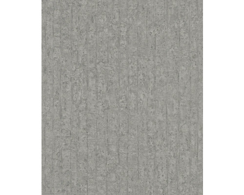 RASCH Vliesbehang 499247 Factory V steenoptiek grijs Grijs behang met verticale lijnen en betonlook