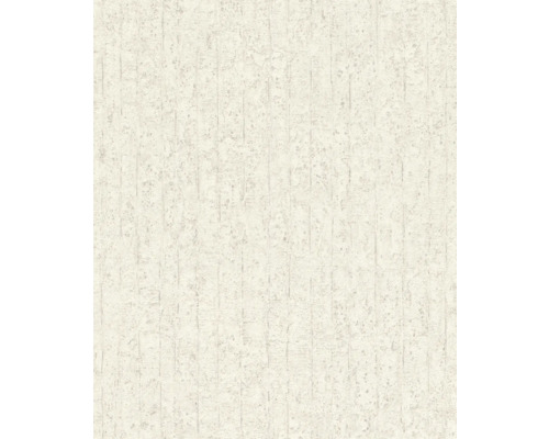 RASCH Vliesbehang 499216 Factory V steenoptiek wit Behang met verticaal streepmotief voor wanddecoratie