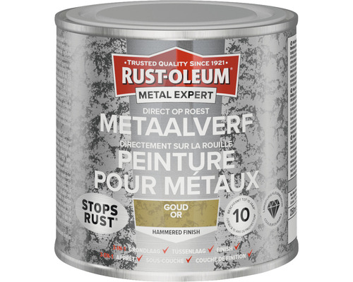 RUST-OLEUM Metaalverf CombiColor Hamerslag goud 250 ml