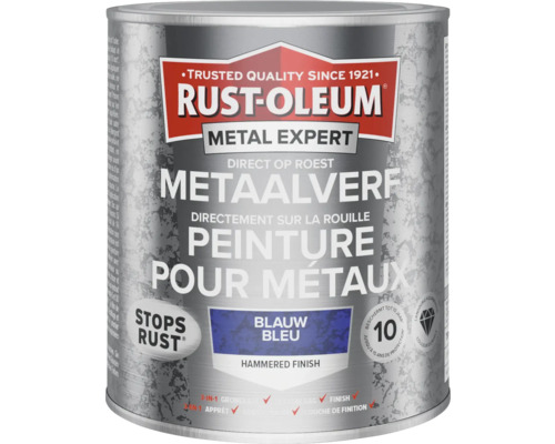 RUST-OLEUM Metaalverf CombiColor Hamerslag blauw 750 ml