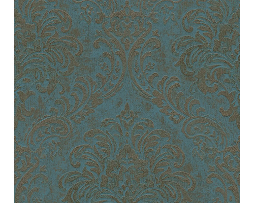 A.S. CRÉATION Vliesbehang 39112-4 Metropolitan Stories 3 ornament blauw/goud