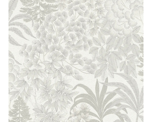 A.S. CRÉATION Vliesbehang 39128-2 Metropolitan Stories 3 bloemen grijs Behang met plantenmotief