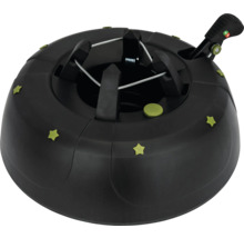 Kerstboomstandaard met hefboomtechniek en sterpatroon