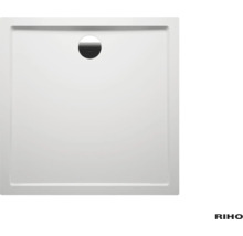 Vierkante douchebak van sanitairacryl met centrale afvoer