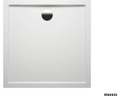 Vierkante douchebak van sanitairacryl met afvoer