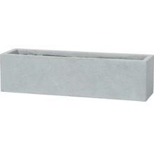 Plantenpot Liverpool lichtgrijs 80x16x16 cm-thumb-0