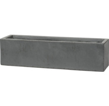 Plantenpot Liverpool donkergrijs 80x16x16 cm-thumb-0
