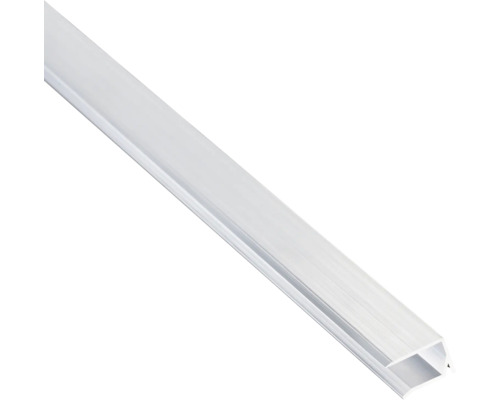 BawiTec Profilé d'angle en plastique PVC Blanc 50 x 10 mm 200 cm