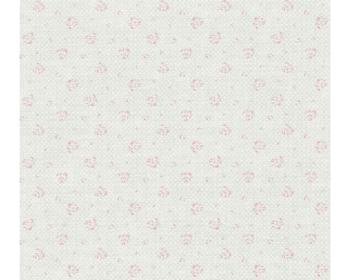 A.S. CRÉATION Vliesbehang 39067-2 Maison Charme bloemen grijs Behang met rozenmotief