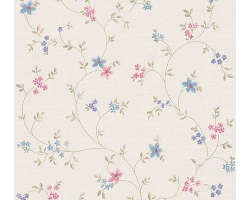 A.S. CRÉATION Vliesbehang 39071-1 Maison Charme bloemen crème Behang met bloemmotief