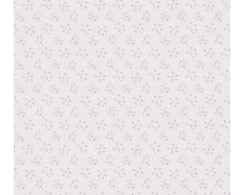 A.S. CRÉATION Vliesbehang 39074-3 Maison Charme bloemen roze Behang met klein bloemmotief
