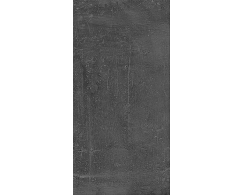 Wand- en vloertegel Newstreet Night donkergrijs 30x60 cm Rechthoekige tegel van keramiek