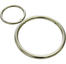 GARDINIA Decoratie ring Philadephia rvs-look 8x4,5 cm