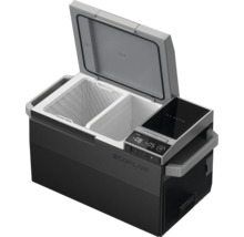EcoFlow koelbox met ijsblokjesmachine, deksel open