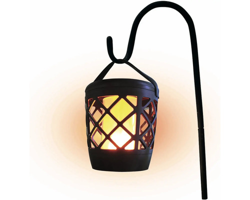 Tuinfakkel met vlameffect en haak