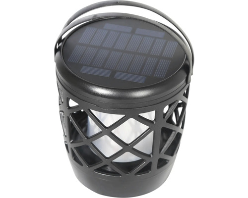 Solarlamp met vlameffect en handvat
