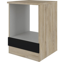 FLEX WELL ombouwkast voor fornuis Capri zwart 60x60x85 cm