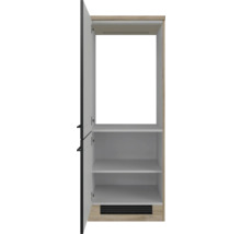FLEX WELL Koelombouwkast voor 88e inbouwkoelkast Capri zwart 60x60x161 cm