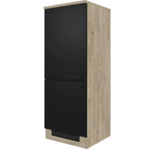 FLEX WELL Koelombouwkast voor 88e inbouwkoelkast Capri zwart 60x60x161 cm