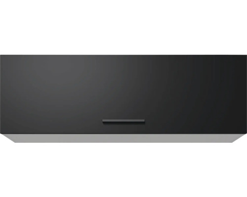 FLEX WELL Hangkast met klep Capri zwart 100x32x32 cm
