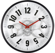 NEXTIME Wandklok Gear wit ø 36 cm