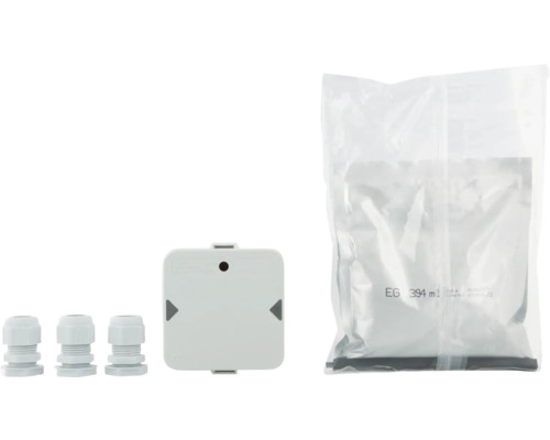 Verbindingsmof met wartels en verpakking