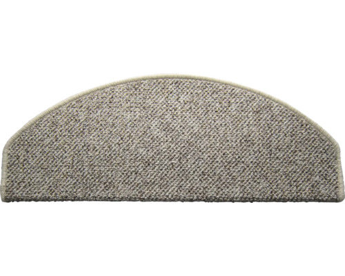 Halfronde trapmat van textiel