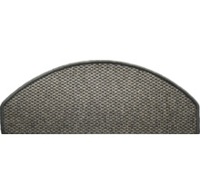Halfronde trapmat van textielmateriaal