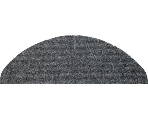 Trapmat Paris grijs 25x65 cm Halfronde traptrede
