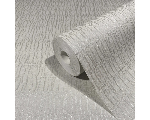 MARBURG Vliesbehang 34503 Kumano effect-optiek grijs Rol behang met structuurpatroon