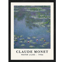 Ingelijste kunstdruk Claude Monet Waterlelies 1906