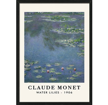 Ingelijste kunstdruk Claude Monet Waterlelies 1906