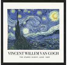 Ingelijst kunstwerk Vincent Willem van Gogh Sterrennacht