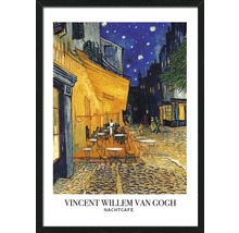 Ingelijste poster Nachtcafé van Vincent Willem van Gogh