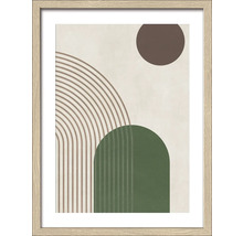 Ingelijste afbeelding met abstract geometrisch ontwerp
