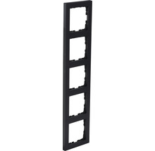 Q-LINK F-Line Afdekraam 5-voudig zwart