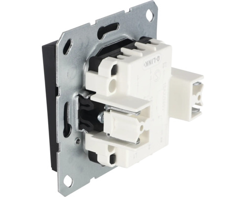 Elektrisch schakelaar binnenwerk met montageplaat voor wandmontage