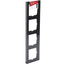Q-LINK F-Line Afdekraam 4-voudig zwart