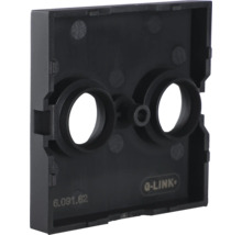 Q-LINK F-Line Centraalplaat radio/TV zwart