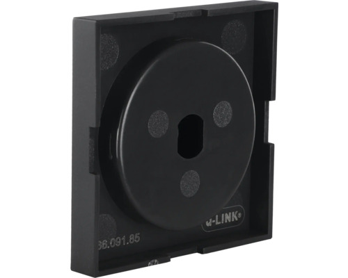 Zwarte bevestiging voor een poortaandrijfsysteem