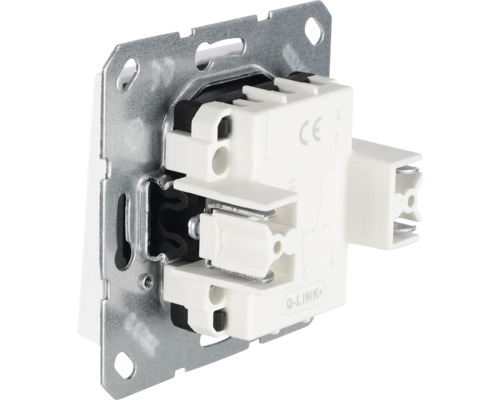 Achteraanzicht van een elektrische schakelaar