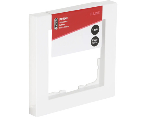Q-Link F-Line enkelvoudig frame in polar wit