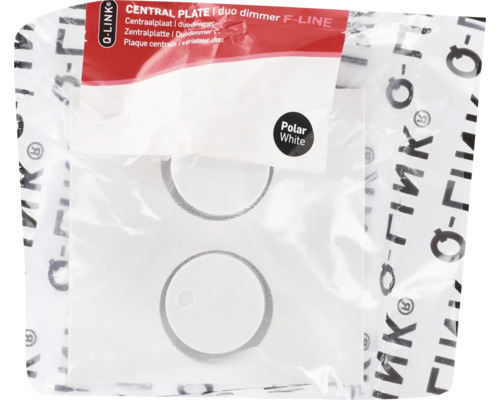Q-Link centrale plaat voor duo dimmer
