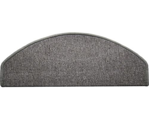 Halfronde trapmat van textiel