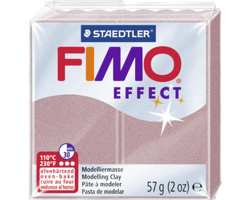 GLOREX FIMO effect klei pearl rose 57 gram