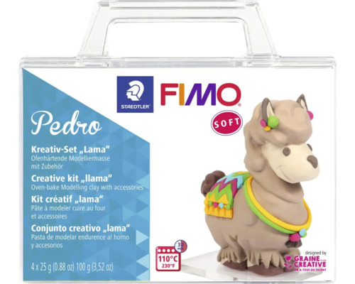 GLOREX FIMO soft kleiset in koffer lama pedro